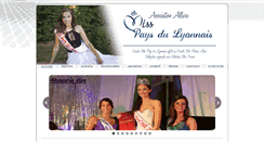 Desktop Screenshot of misspaysdulyonnais.net